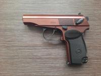 Охолощенный пистолет Макарова СО (ПМК, РМК), Курс-С. (пластмассовая рукоять, фигурная скоба)