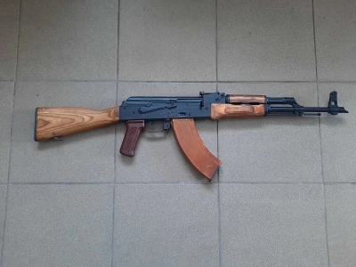 Макет (ММГ) списанный учебный автомат Калашникова (АКМ, ВПО-911, 7,62х39)