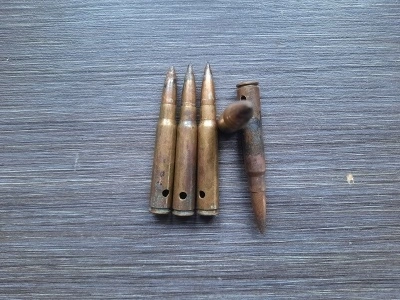 Макет патрона (ММГ) 7,92х57 (Маузер, Mauser) с отверстие на гильзе