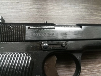 Охолощенный СХП пистолет Tokarev-СО Kurs (ТТ, Norinco M54) 7,62x25