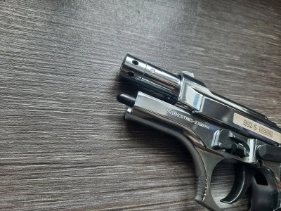 Сигнальный пистолет мод. B92-S KURS compact (Беретта компакт) кал. 5.5 мм. под патрон 10 ТК, хром