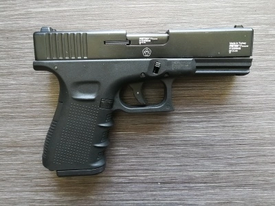 Охолощенный пистолет Retay 17 (Glock, Глок) 9mm P.A.K (черный)