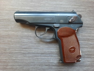 Охолощенный пистолет Макарова, ПМ-СО/24 (10х24) буква М - 1960 года (б/у)