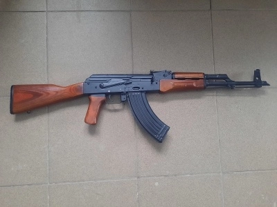 Охолощенный автомат Калашникова АКМ (ВПО-925) + ремень, 7,62x39, 1 категория, Б/У