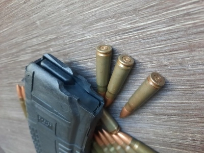 Магазин pufgun АК-74 (Россия) + макеты патронов (30 шт), 5,45х39 (учебный комплект)