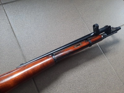 Списанный учебный карабин Мосина СО-44 (1944 г, ТОЗ) + штык, на одном номере из коллекции