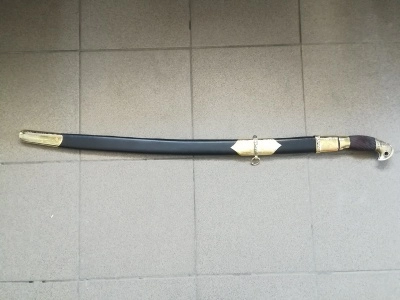 Шашка Казачья обр.1881г. "Царицинская" с резьбой по металлу клинка, Юбилейная