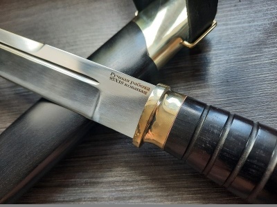 Нож "Пластунский", сталь 95Х18 (граб)