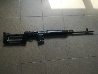 ММГ Макет винтовки Драгунова (СВД) в пластике Оригинал 89 год