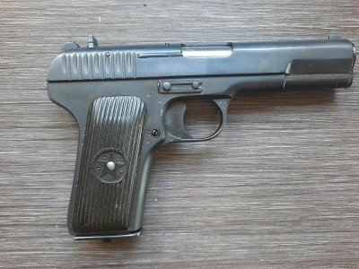 Охолощенный пистолет ТТ (СО-ТТ, ТОЗ, 9 ИМ, 1943г)