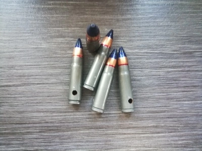 Макет патрона (ММГ) 9х39 мм (ВСС, Винторез, Вал, АК-9) с отверстием на гильзе