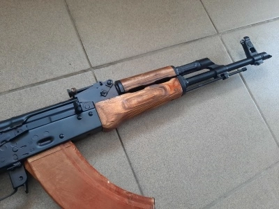 Макет (ММГ) списанный учебный автомат Калашникова (АКМ, ВПО-911, 7,62х39)