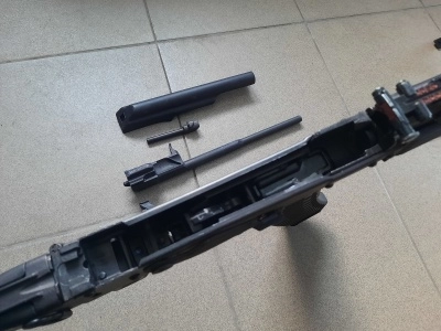 ММГ Макет массо-габаритный ручного пулемета Калашникова "Модель РПКС" (ИОЗ, ИП Стремоусов) складной приклад, 5,45х39