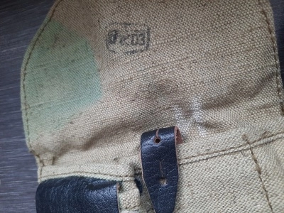 Подсумок автоматный для АК на 4 магазина (брезентовый) Оригинал СССР