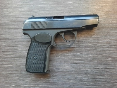 Охолощенный пистолет Макарова ПМ Р-411-02 (Кованый затвор) Б/У