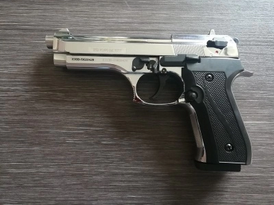 Охолощенный пистолет Beretta 92 СО (B92 СО) Курс-С (хром)