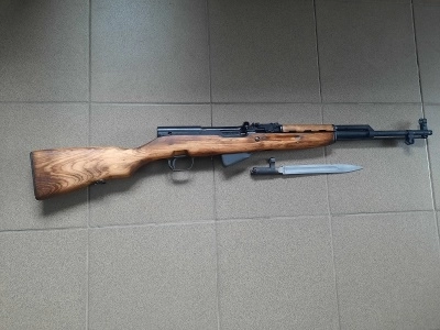 Охолощенный карабин Симонова СКС (ВПО-927) 1-я категория (люкс) + штык, 7,62x39