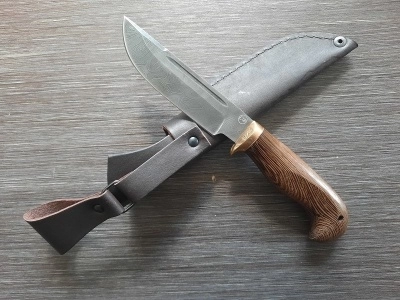 Нож "Секач", сталь Дамаск