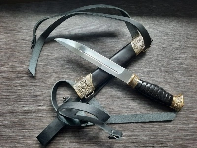 Нож "Пластунский", сталь 95Х18 (художественное литье)