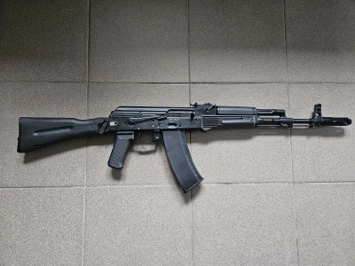 Макет учебный автомат Калашникова АК74М-М (ММГ, складной приклад), ИЖ-184 ПС (Б/У)
