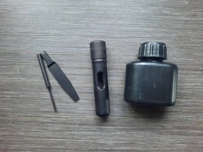 Макет учебный автомат Калашникова АК74М-М (ММГ, складной приклад), ИЖ-184 ПС