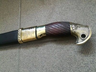 Шашка Казачья обр.1881г. "Царицинская" с резьбой по металлу клинка, Юбилейная