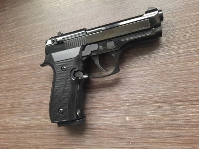 Сигнальный пистолет мод. B92-S KURS compact (Беретта компакт) кал. 5.5 мм. под патрон 10 ТК, черный