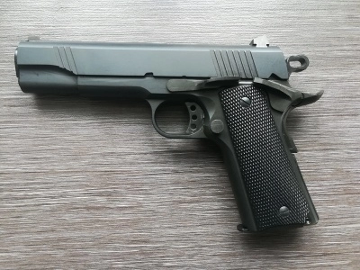 Охолощенный Кольт ТК1911СХ Техкрим, калибр 10х31