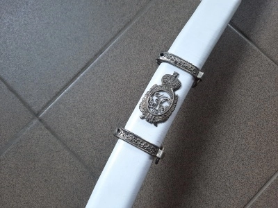 Сабля Офицерская Клыч, ножны белые (состаренная)