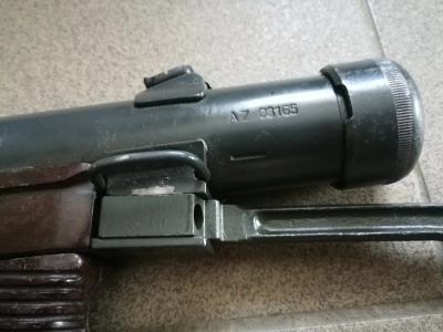 Охолощенный пистолет-пулемет VZ 26-O (Samopal SA-26) 7,62x25