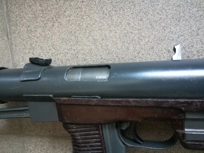 Охолощенный пистолет-пулемет VZ 26-O (Samopal SA-26) 7,62x25
