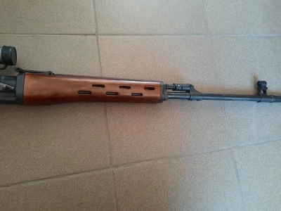 ММГ Макет винтовки Драгунова (СВД) в дереве + прицел (псо-1) Оригинал - 1969 год