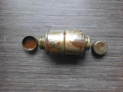 Масленка алюминиевая цилиндрическая, оригинал