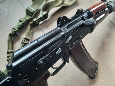Охолощенный автомат АКС-74У (АКСУ, ТОЗ, СХП, 5.45х39) 83 год + комплект