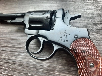 Охолощенный СХП револьвер Наган СО-95/9 (ТОЗ, 9 ИМ) 1930-1940-е года