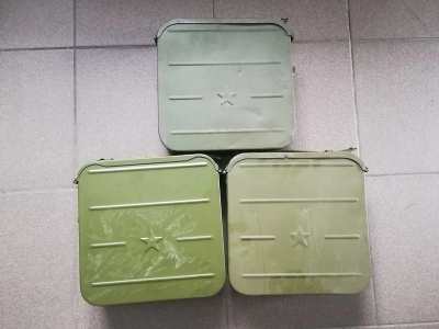 Короб с пулеметной лентой 7,62x54 (250 звеньев, 10 шт по 25 звеньев), пулемет "Максим" (оригинал СССР)