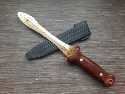 Нож-стропорез десантника ВДВ, оригинал СССР (1965 г.)