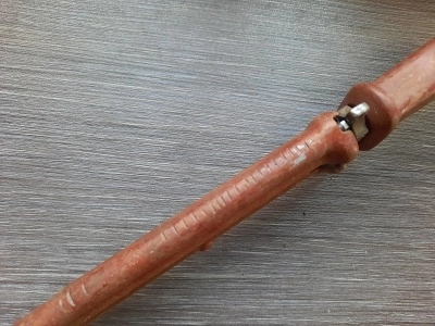 Штык-нож с ухом без пропила к АК-74 (бакелит), ШНС-001 (6х4) 2 категория