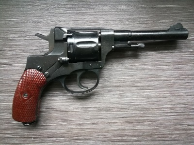 Охолощенный СХП револьвер Наган СО-95/9 (ТОЗ, 9 ИМ) 1921, 1922, 1923, 1924 год (клеймо РСФСР)