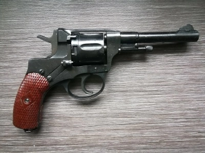 Охолощенный СХП револьвер Наган СО-95/9 (ТОЗ, 9 ИМ) 1921, 1922, 1923, 1924 год (клеймо РСФСР)