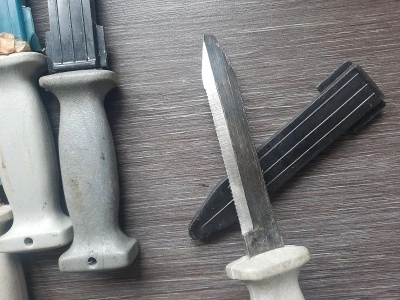 Нож-стропорез десантника ВДВ, оригинал СССР (1987 г.)