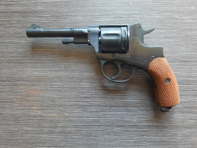Сигнальный револьвер Наган 1922 год (РСФСР, МР-313) капсюль Жевело 5,6 мм