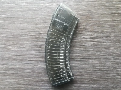 Магазин АК прозрачный (PUFGUN, 7,62х39, 30 мест) MAG SG762 30/Tr G2