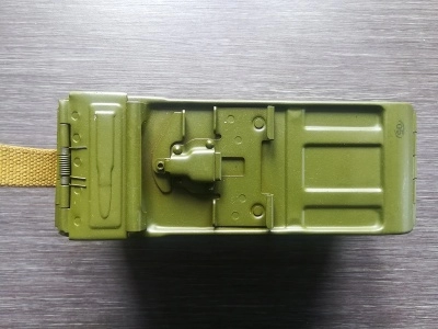 Короб с пулеметной лентой "ПКМ" 7,62x54 (100 звеньев), алюминий (оригинал)