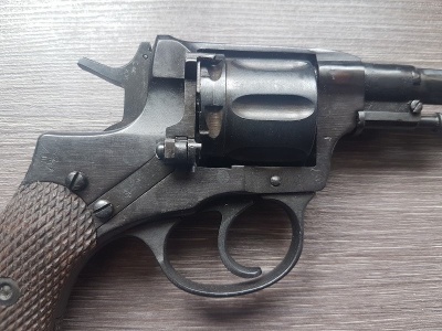 Охолощенный револьвер НАГАН - СХ ИЖ-172, 1915 г.