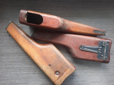 Деревянная кобура-приклад к пистолету Стечкина (АПС), раритет