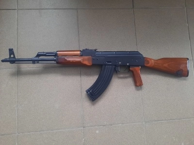 Охолощенный автомат Калашникова АКМ (ВПО-925) + ремень, 7,62x39, 1 категория, Б/У