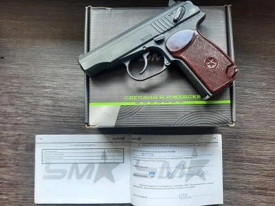Охолощенный пистолет Макарова П-М18Х (10х24) бакелитовая рукоять (б/у)