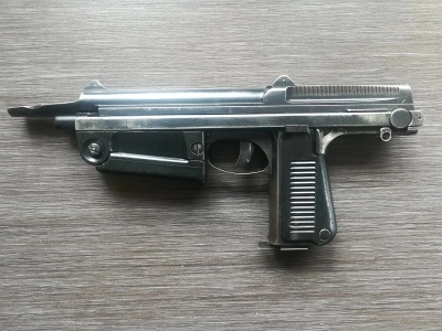 Охолощенный пистолет-пулемет RAK PM 63-O (РОК) 10x17 mm Blank / 10ТК