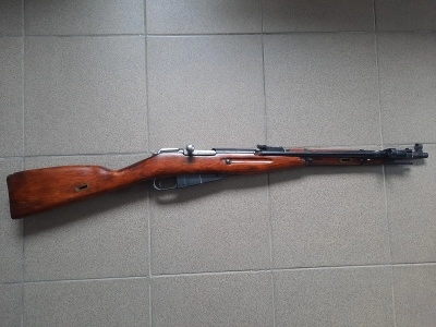 Списанный учебный карабин Мосина СО-44 (1944 г, ТОЗ) + штык, на одном номере из коллекции